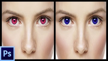 How to change eye color in photoshop within 2 minutes