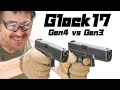 グロック17 Gen3 vs Gen4 東京マルイ ガスガン 反動 飛距離 外観 比較対決 マック堺の エアガン比較レビュー動画