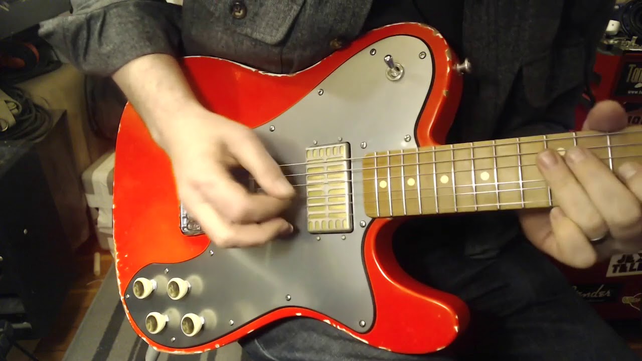 Waterslide T-Style Deluxe w/Roasted Maple Neck & Mojo Dual Foil Pickups