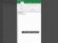 Unic Character Excel #excel #microsoft #microsoftexcel #office #word