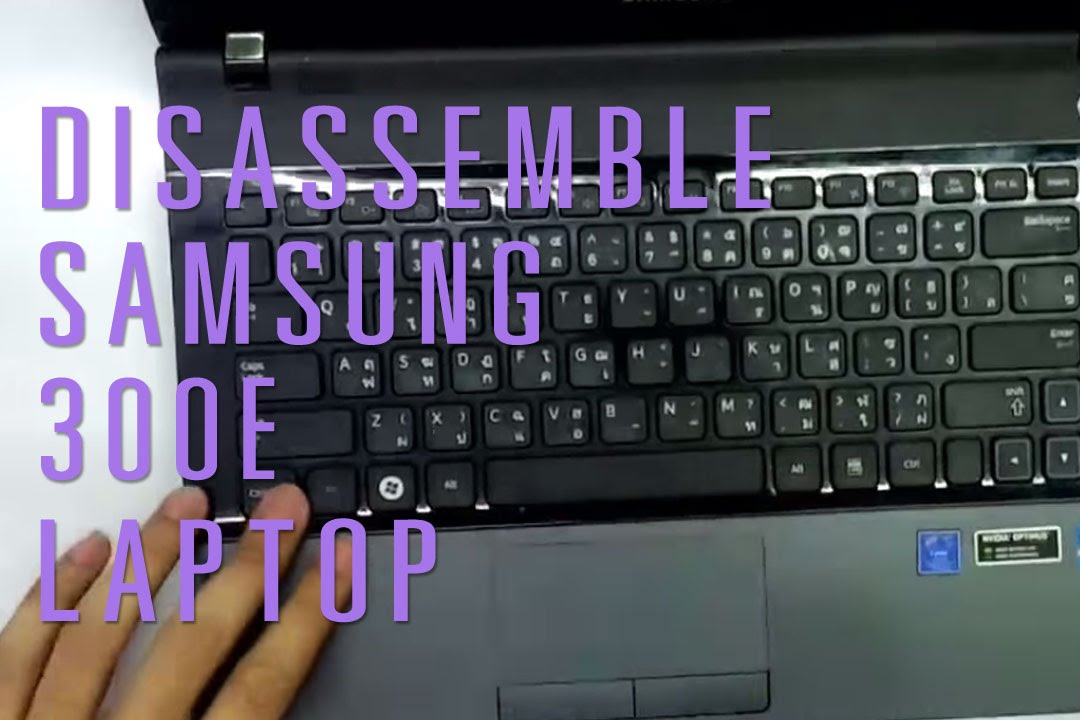 How to take apart/disassemble Sasung 300E laptop