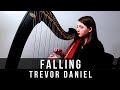 Falling - Trevor Daniel (Harp Cover by Arianna Worthen)