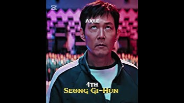 Top 5 smartest characters in SquidGame #edit #squidgame