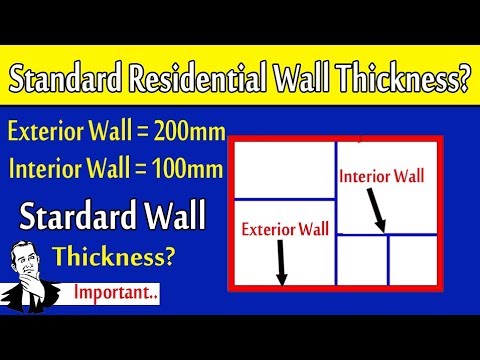 What Is Standard Residential Wall Thickness In India What Is Internal And External Wall