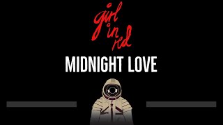 girl in red • midnight love (CC) 🎤 [Karaoke] [Instrumental Lyrics] Resimi