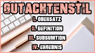 GUTACHTENSTIL in 4 einfachen Schritten erklärt!