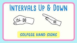 Major Intervals Ascending & Descending Solfege & Handsigns