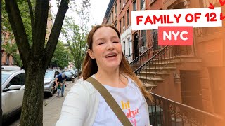 Family of 12 in NYC ❤ Sunday in West Village