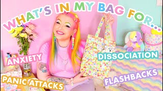 What's In My Panic Bag?! CUTE ITEMS & TIPS! ☀️🌷