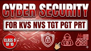 Virus vs. Worm vs. Trojan: Malware Types Explained | Cyber Security | ICT Class 9 FOR KVS NVS DSSSB