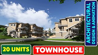 Townhouse 20 Units in 4 Typical Building Blocks