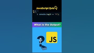 Javascript Quiz: What