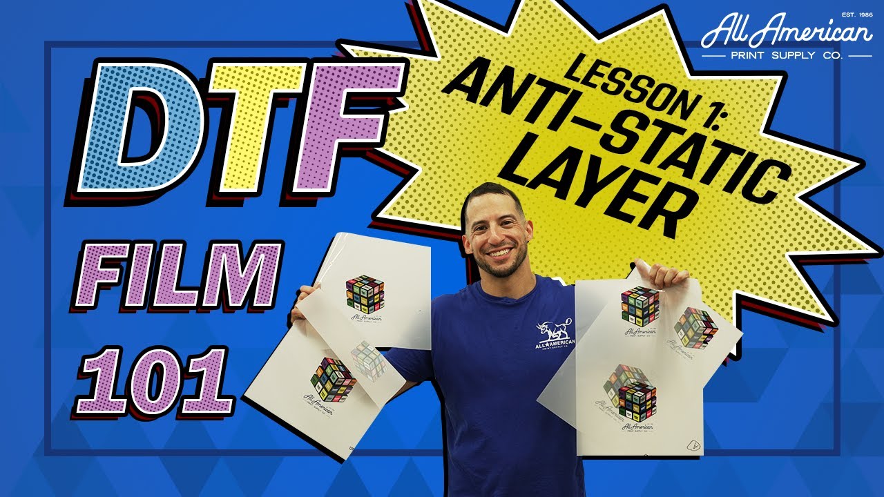 Shocking Results! DTF Film 101 - Lesson 1: Anti-Static Layer