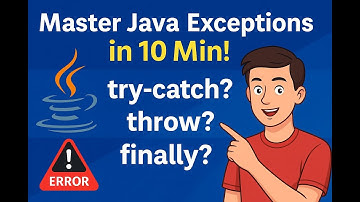 #11  Exception Handling Explained 🔥 | try-catch, throw, throws, finally | Beginner to Pro