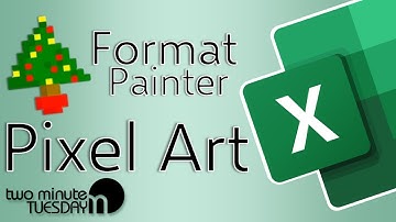 Creating Pixel Art in Excel | Two Minute Tuesday