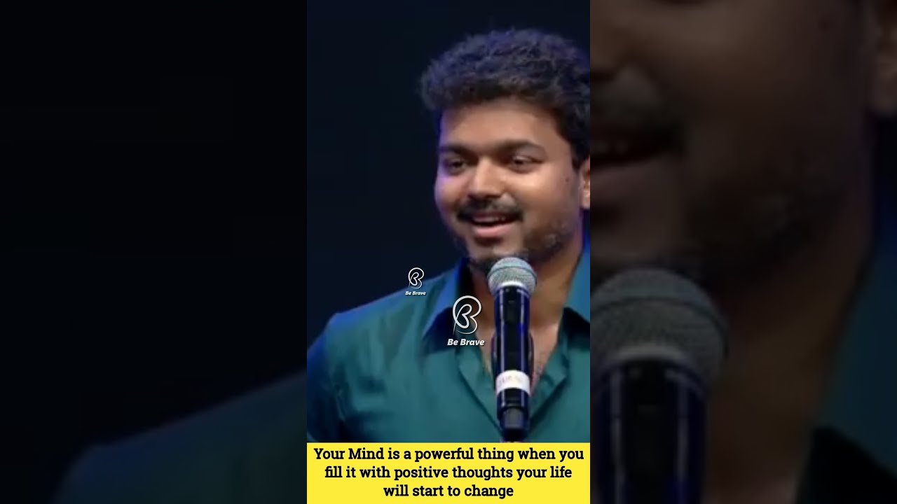 Handle Life Carefully Thalapathy Vijay Motivational Speech Whats Up Status Tamil  Be Brave