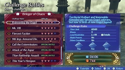 Xenoblade 2: Bringer of Chaos - Reinventing the Gogol in 4:06