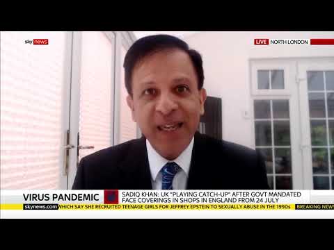 Chaand Nagpaul speaks to Sky News 14 July 2020