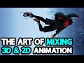 How to mix 2d and 3d animation
