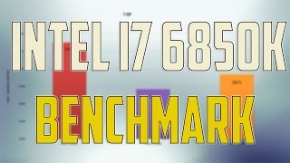 Intel i7 6850K vs Intel i7 6700K vs Intel i7 5820K - REVIEW BENCHMARK / GAMING TESTS /Win 10