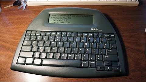 2004 AlphaSmart NEO Portable Laptop Word Processor / Assistive Learning Device