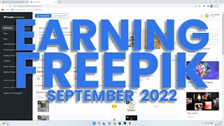 Earning Freepik September 2022