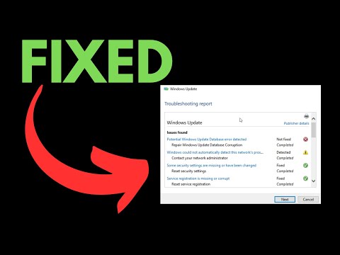 Fix Potential Windows Update Database Error Detected On Windows