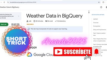 Weather Data in BigQuery #googlecloud #google #swags #like #arcade #trending #share #subscribe #swag