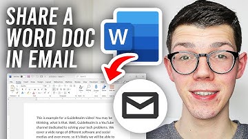 How To Share Word Document In An Email - Full Guide