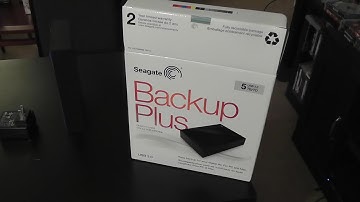 Seagate Backup Plus 5TB Unboxing