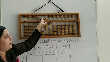3 - Digit Addition and Subtraction on Abacus