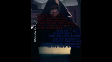 ROTS Sidious Enough | DE Sidious Vs Knightfall Vader #starwars #darkempire #anakinskywalker #sidious