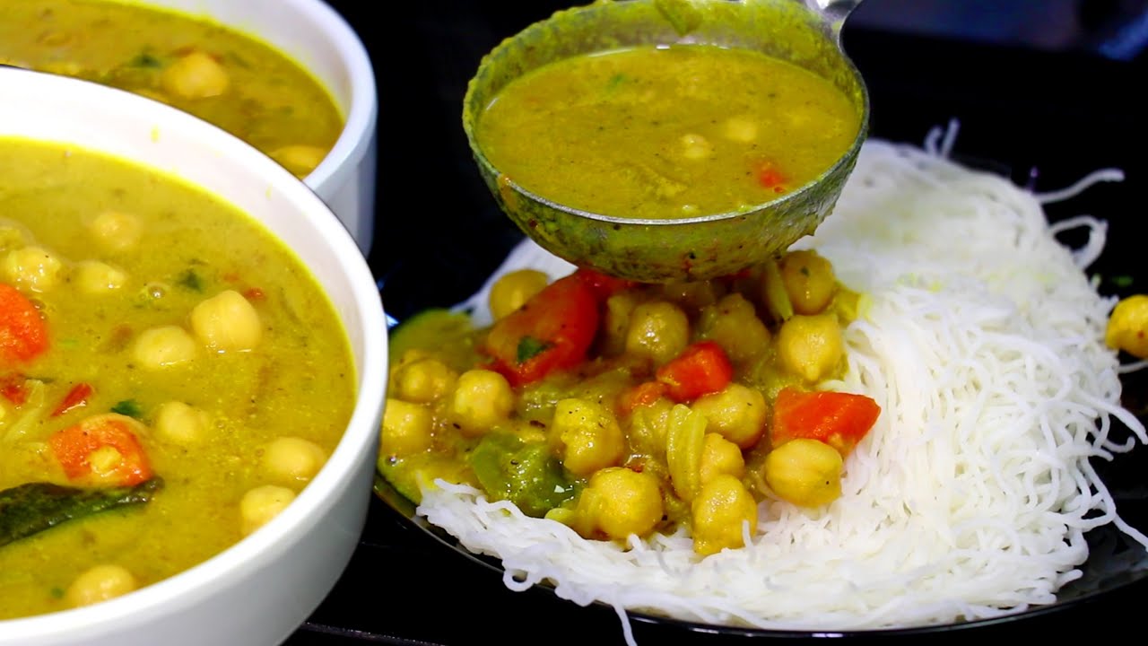 Even those who don't eat white gram will like this curry/ Try making it like this once Kadala curry