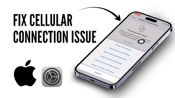 How to Fix Cellular Connection Issue Detected on iPhone