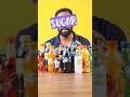 How much Sugar in soft drinks? #shorts