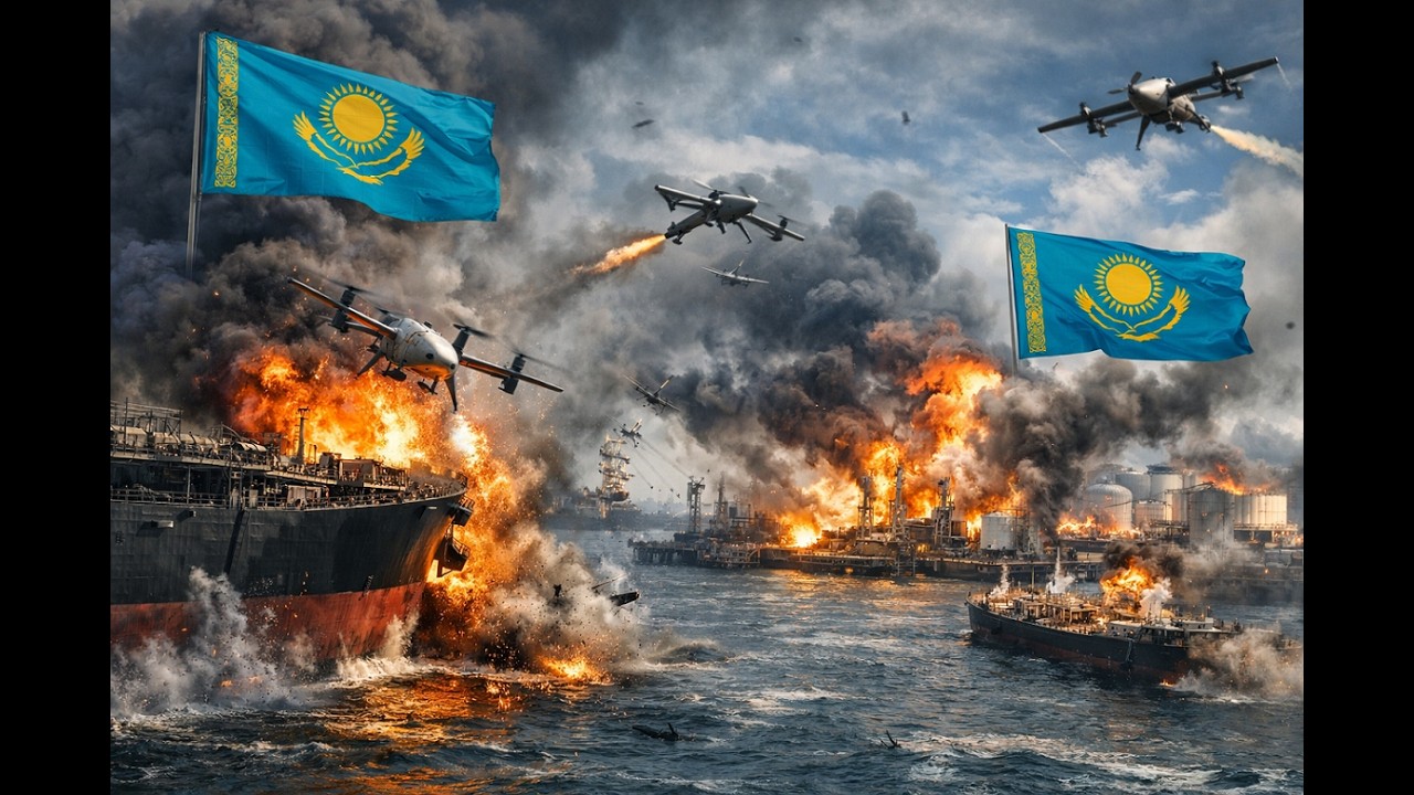 Атаки беспилотников по Казахстанской нефти