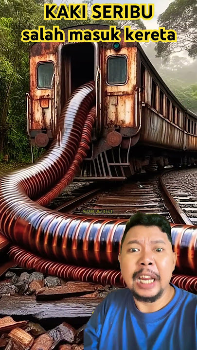 KAKI SERIBU SALAH MASUK GERBONG KERETA!!?? #ai #youtubeshorts #trending #art #reaction