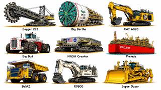 The BIGGEST Construction Machines Ever Built Explained In 12 Minutes