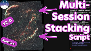 Gegevens van meerdere nachten automatisch stapelen in Siril (v2.0)