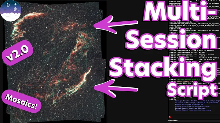 Siril Stacking Script: Multi Night and Multi Session Made EASY(v2.0.0)
