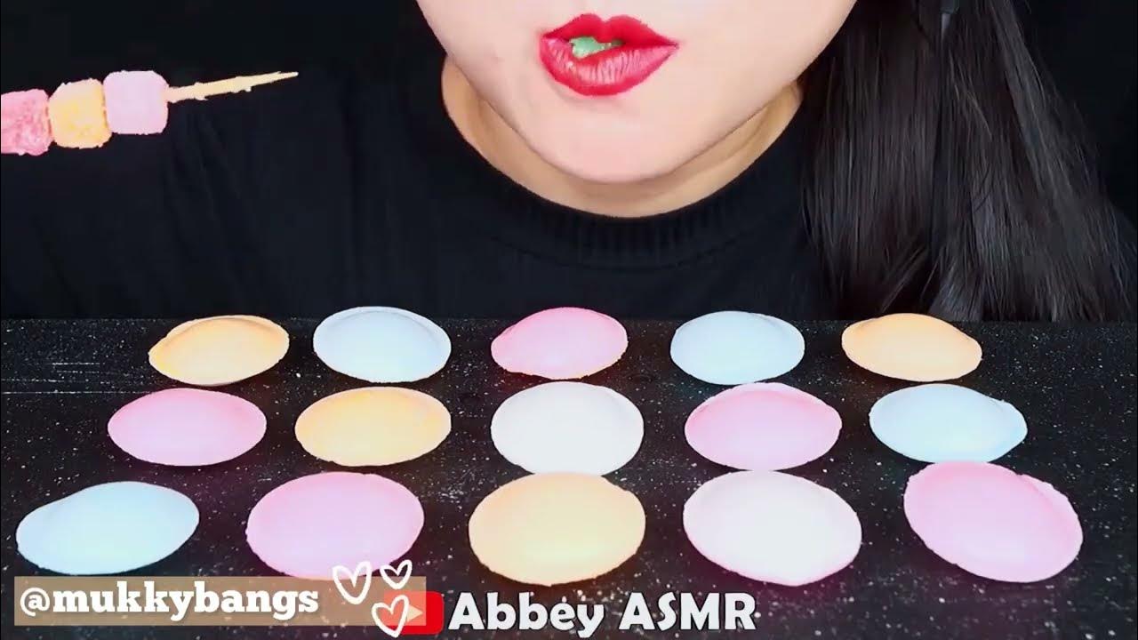 MUKBANG ASMR I RAINBOW UFO SOUR CANDY 🌈 🛸 YouTube