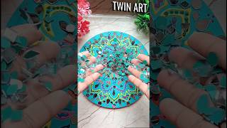 ceramic cone art 🎨 #mirror #art #twin art #shorts