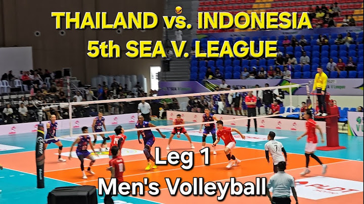 Thailand vs. Indonesia, 5th SEA V. league, Mens Volleyball, Leg 1, July 9, 2025