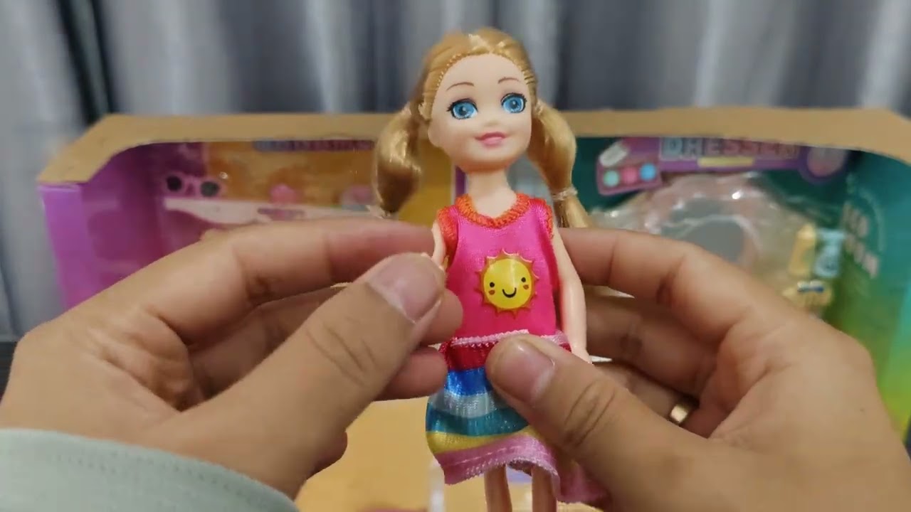 Unboxing Barbie Bella Sparkle Tema Kamar tidur