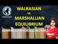 91 marshallian vs walrasian equilibrium  advanced microeconomics  important topic for competitive