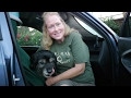 Karen lives in a car with her dog in San Diego.