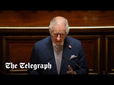 King Charles makes historic speech at French senate