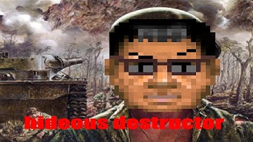 hideous destructor captures the feeling of a regular marine in doom