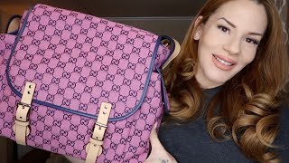 LUXURY DESIGNER UNBOXING: GUCCI GG MULTICOLOR CANVAS DIAPER BAG