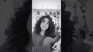 Mariam Shoaib  foreign song?Playing guitar